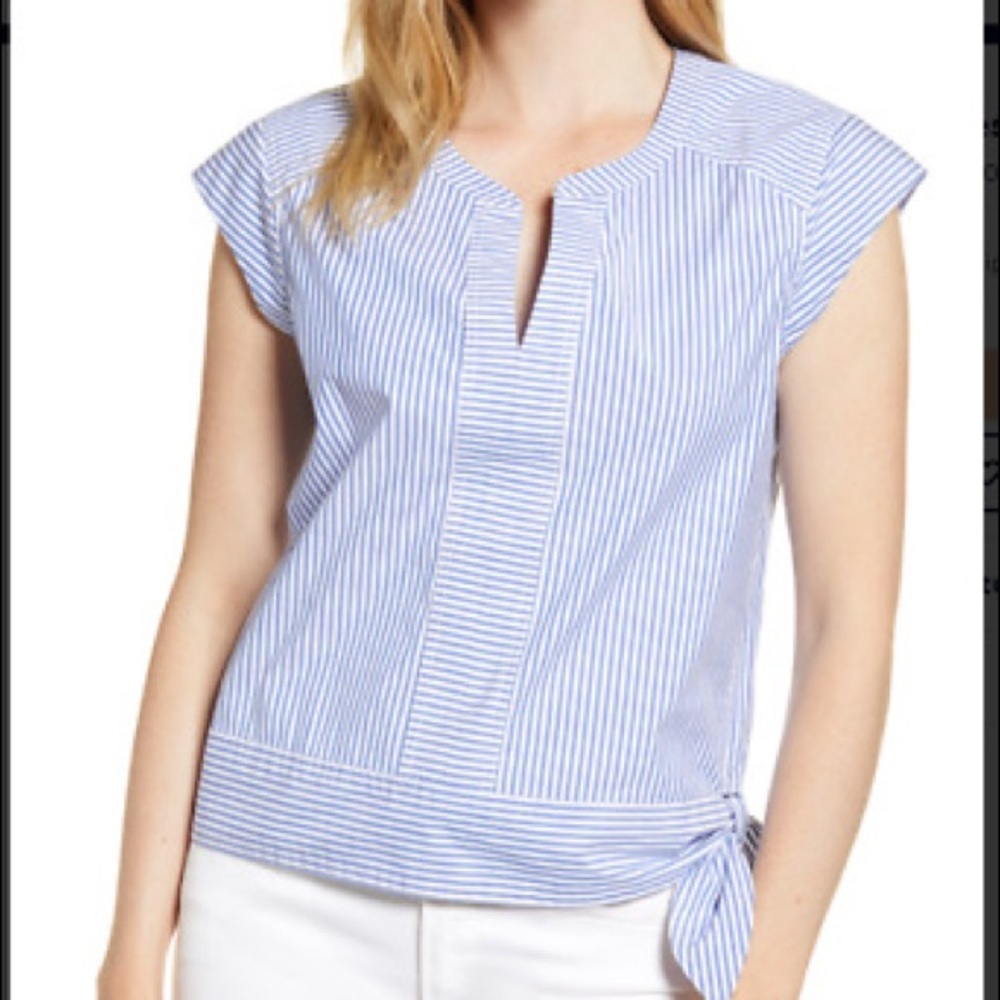Vineyard Vines Grier Striped Side Tie Top